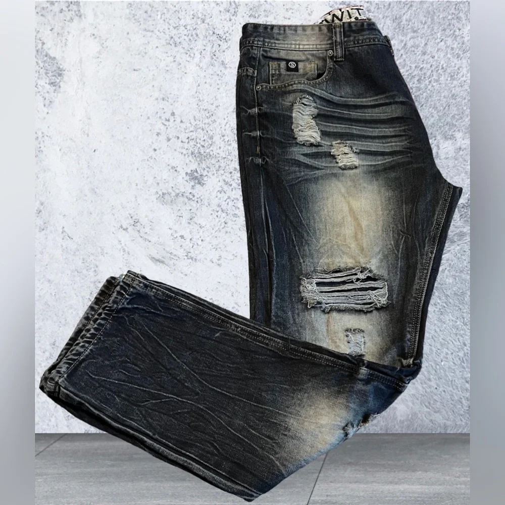 🏅 Switch Premium Ripped Distressed Jeans - Picture 4 of 13